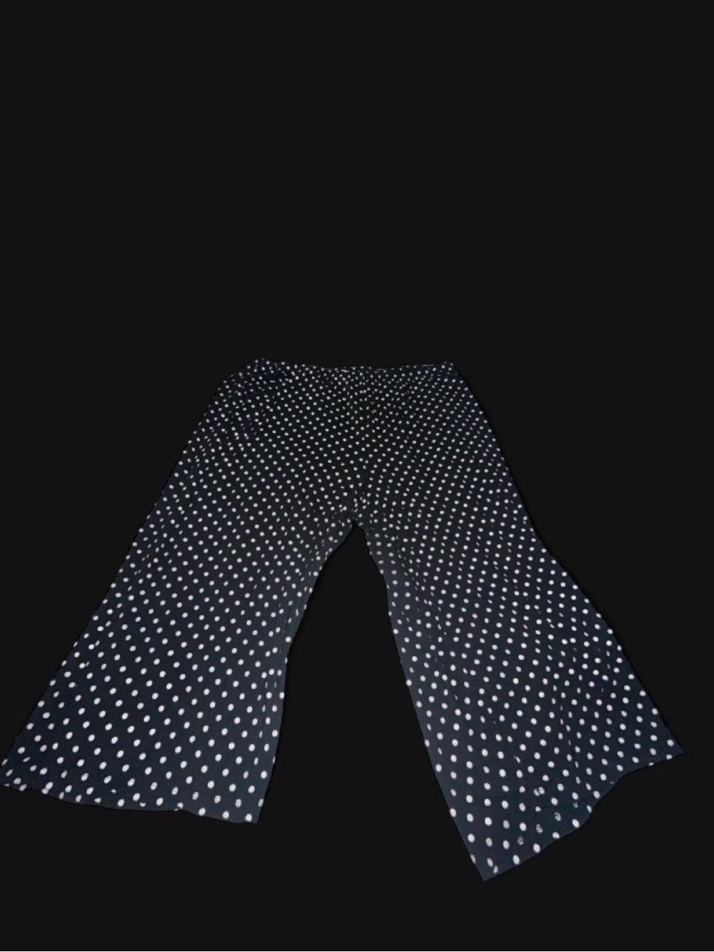 Cato Black and White Polka Dot Bottoms